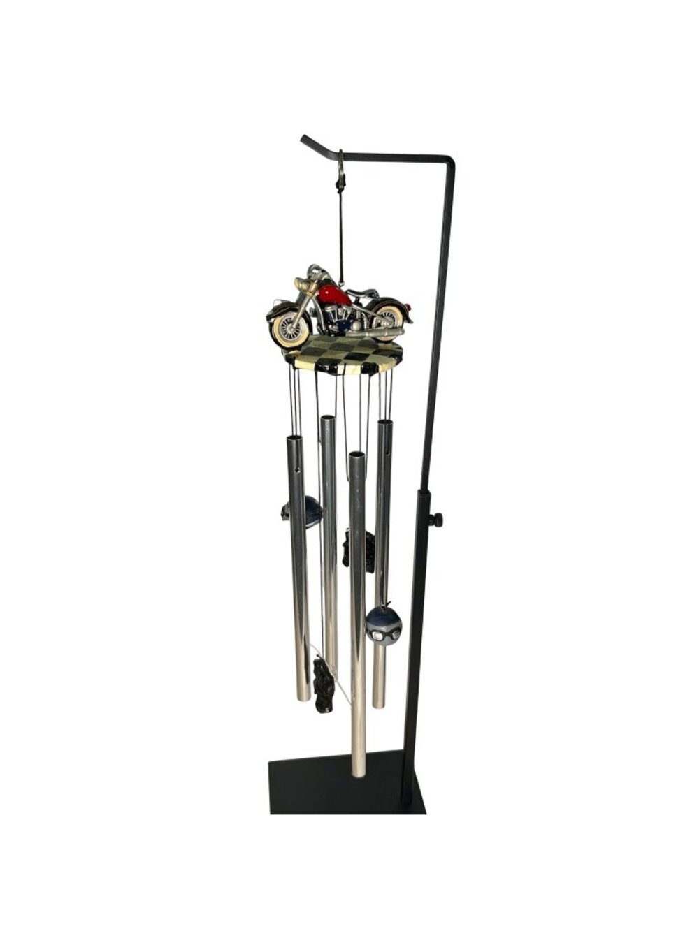 Motorcycle Wind Chime Decorative Helmets Vests 19" Harley Davidson Theme